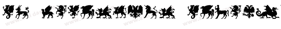 SL Christmas Silhouettes Normal字体转换